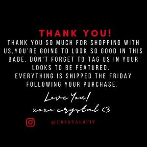 Shipping date is on Fridays